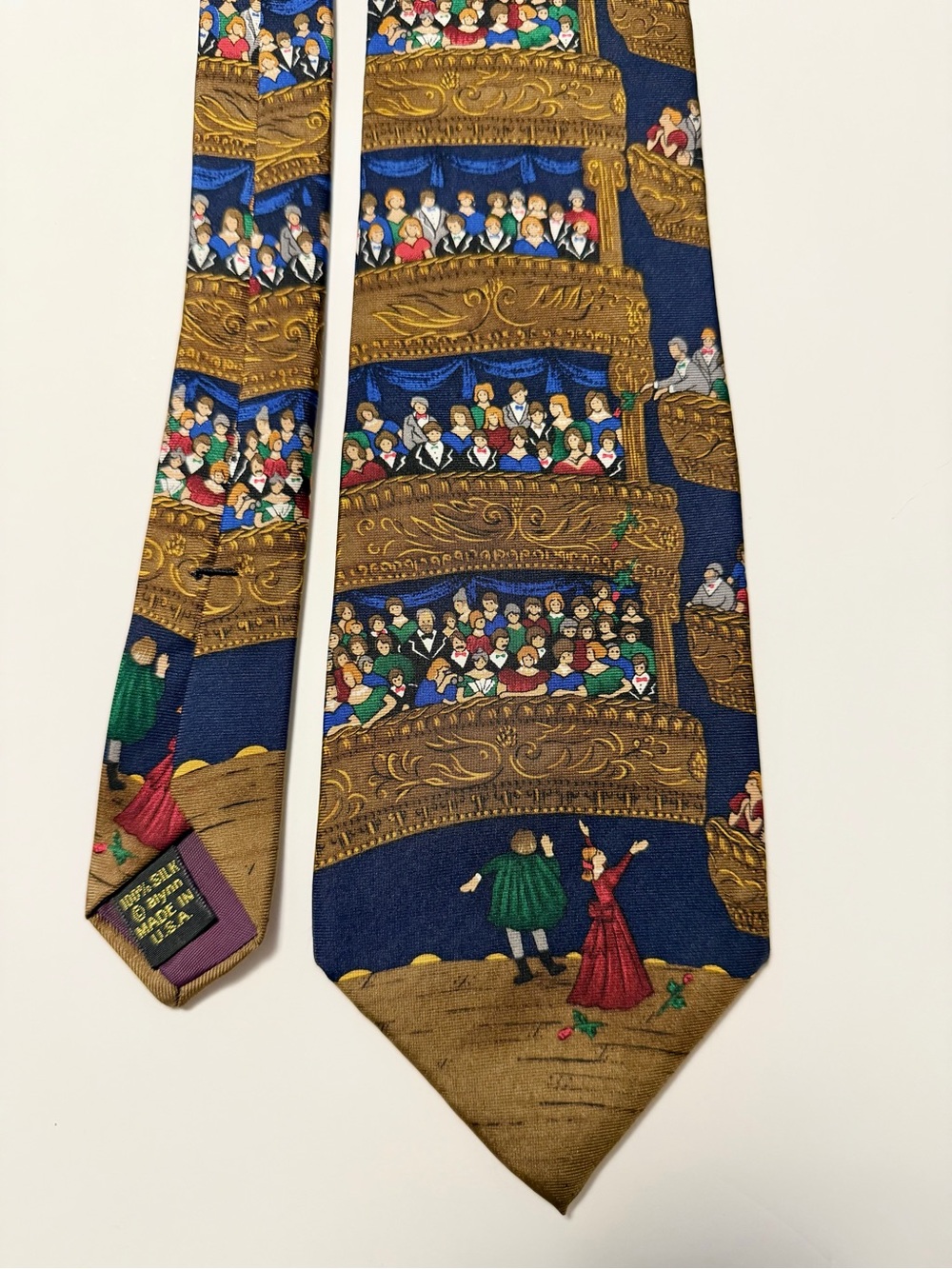 Alynn Neckwear “Bravo” creative American Design. 100% silk Mens Necktie